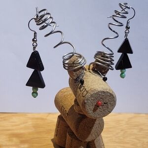 Christmas tree earrings